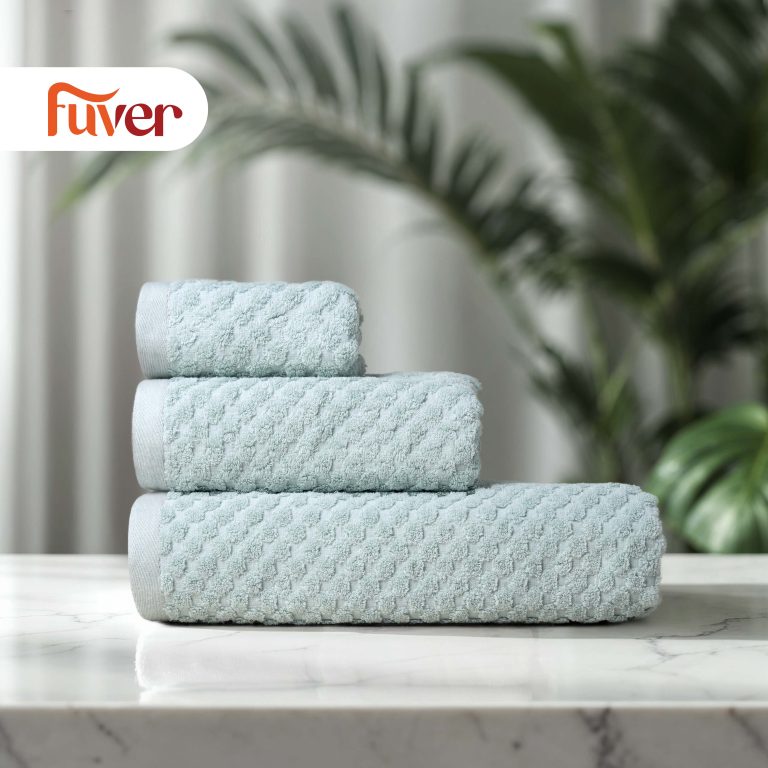 Bộ 3 khăn mặt, gội, tắm Fuver Beecomb
