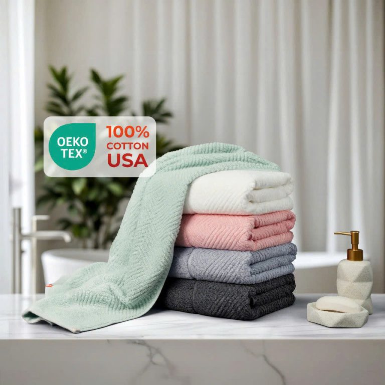 Khăn tắm Fuver Chevron