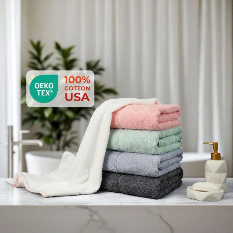 Khăn tắm Fuver Premium Herringbone